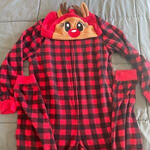 Womens Christmas pajamas PJs onesie
